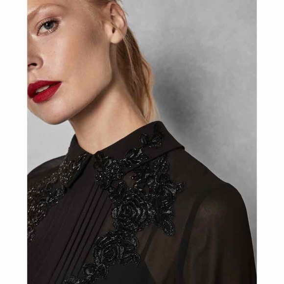 SOLD $350 Ted Baker Amaali Dress 0 - Picture 3 of 7